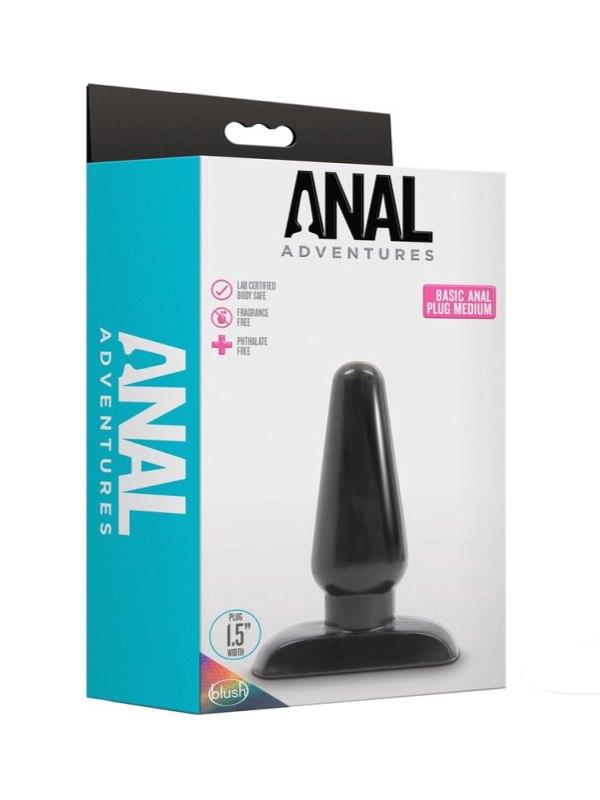 Anal Adventures Basic Medium Plug - Passionzone Adult Store