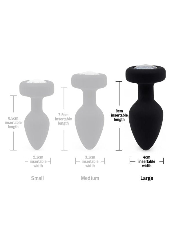Ashella Vibes Jewel Remote Control Plug Large - Passionzone Adult Store