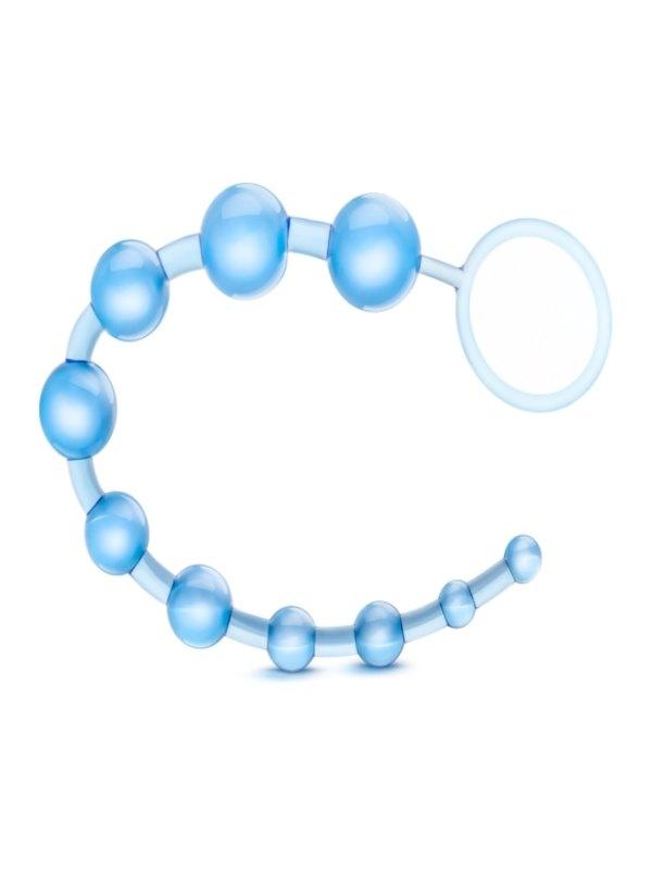 B Yours Basic Anal Beads Blue - Passionzone Adult Store