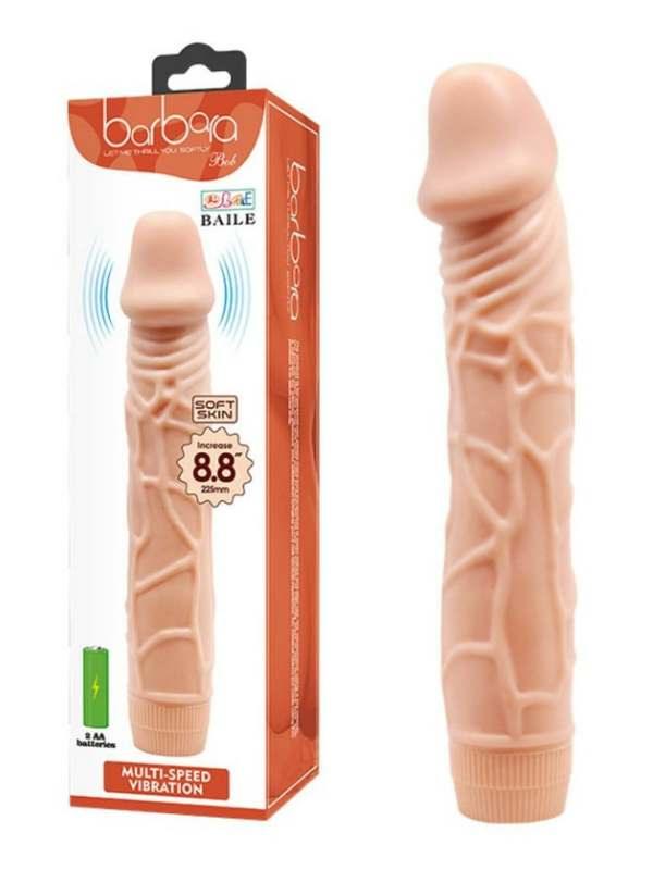 Barbara Bob 8 Inch Vibrating Penis Dildo - Passionzone Adult Store
