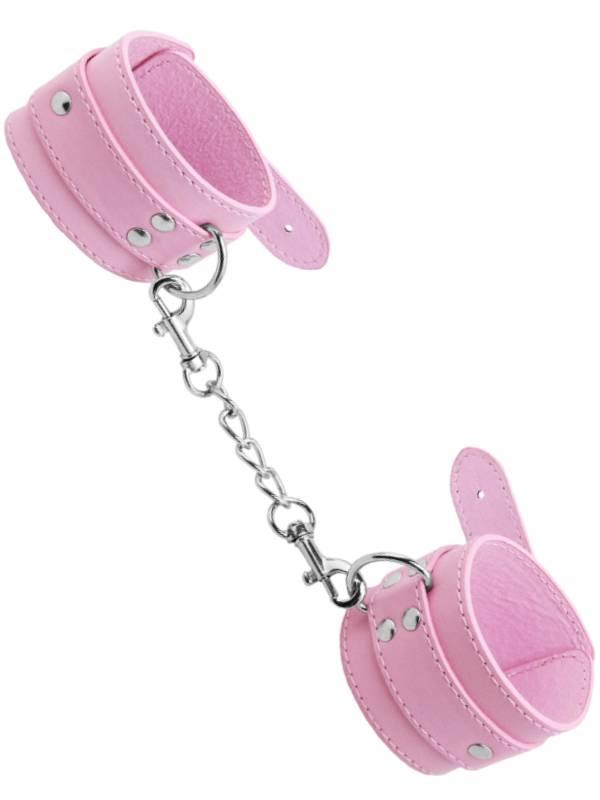 Berlin Baby Unlined Wrist Cuffs Pink - Passionzone Adult Store