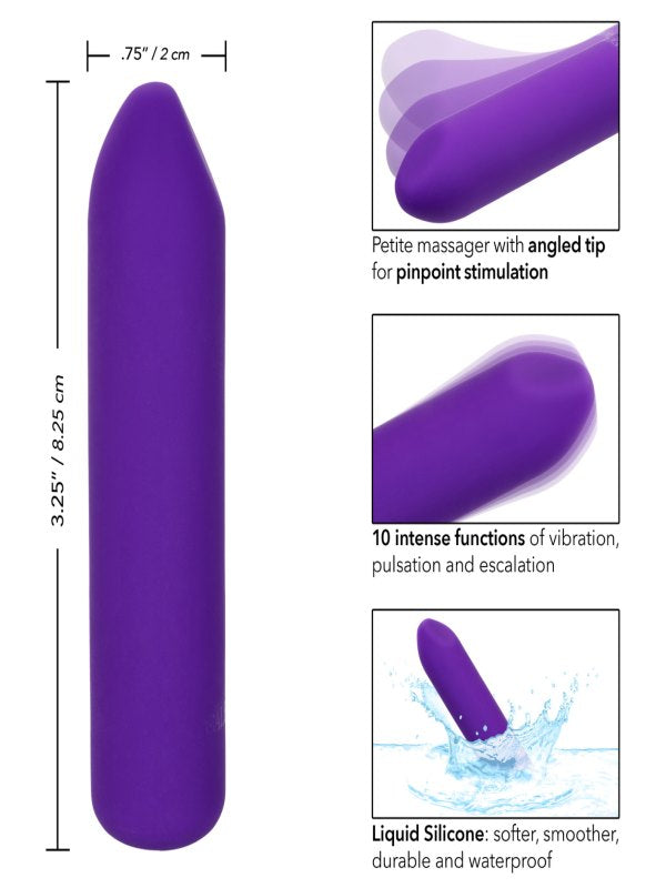 Calexotics Kyst Fling 10 Function Vibrating Bullet Purple - Passionzone Adult Store