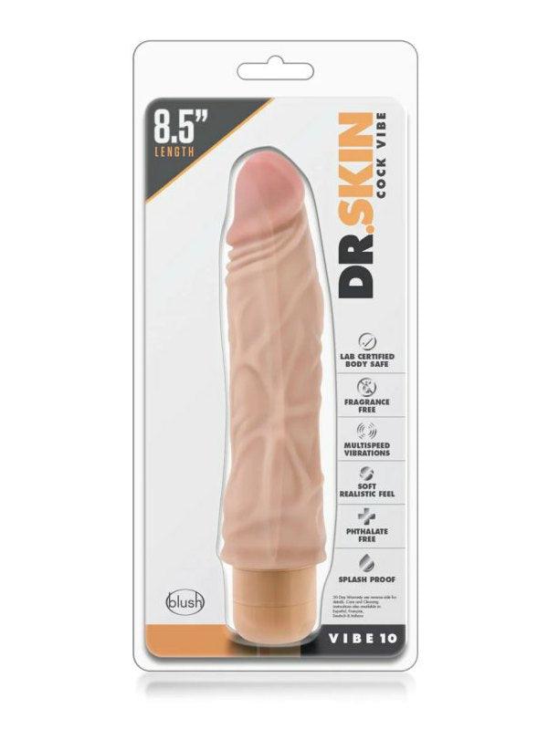 Dr Skin 8.5" Vibe 10 Cock Vibe - Passionzone Adult Store