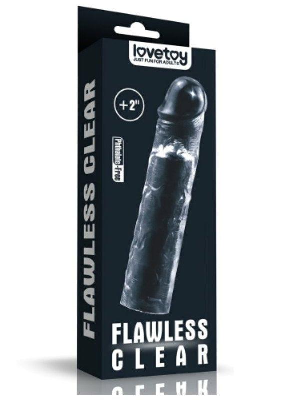 Flawless Clear 2" Penis Sleeve - Passionzone Adult Store
