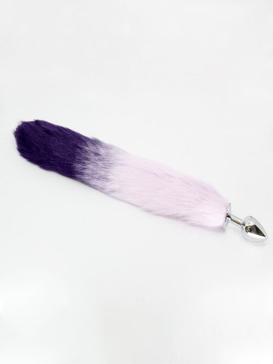 Foxtail Butt Plug Small Pink/Lilac - Passionzone Adult Store