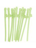 Glow In The Dark Sippy Straw 10 Pack - Passionzone Adult Store