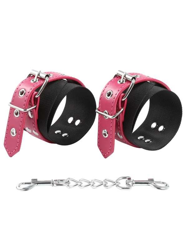 Hand Cuffs Pink/Black - Passionzone Adult Store