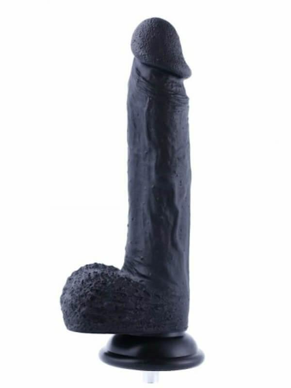 HiSmith 8.3 Inch Silicone Dildo Black - Passionzone Adult Store