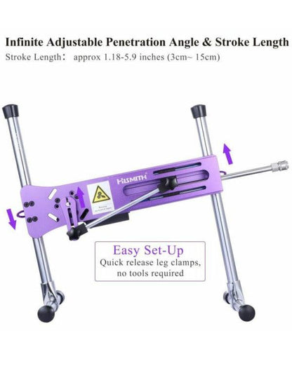 HiSmith Premium Sex Machine Purple - Passionzone Adult Store