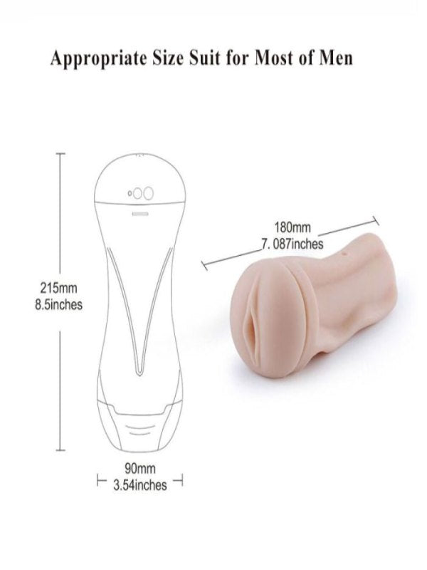 Hismith Vibrating Pussy Stroker - Passionzone Adult Store