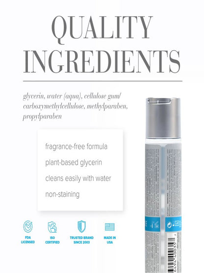 Jo H20 Original Water Based Lubricant 120ml - Passionzone Adult Store