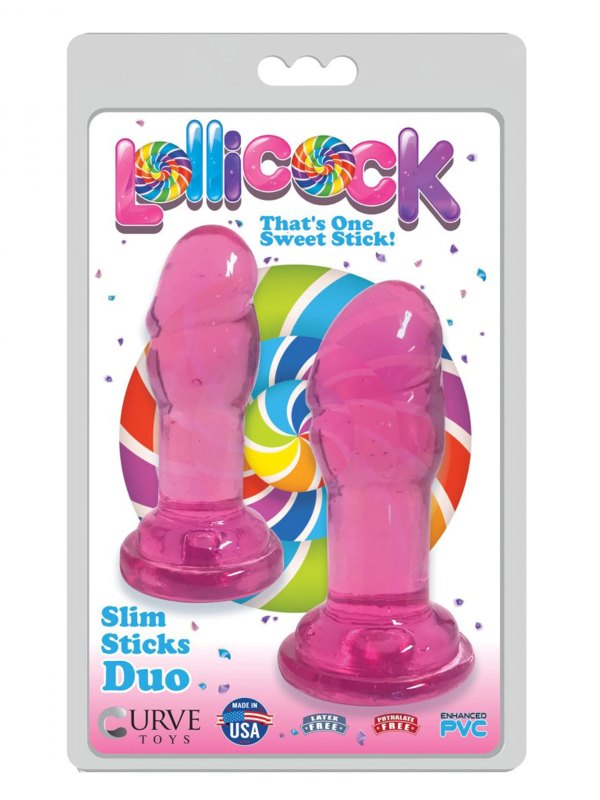 Lollocock Slim Sticks Duo Plugs Cherry Ice - Passionzone Adult Store