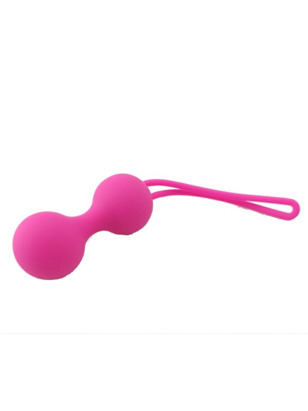 Luxe Outlet Weighted Silicone Kegel Balls Medium Pink - Passionzone Adult Store