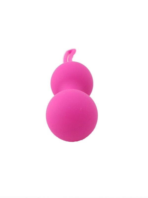 Luxe Outlet Weighted Silicone Kegel Balls Medium Pink - Passionzone Adult Store