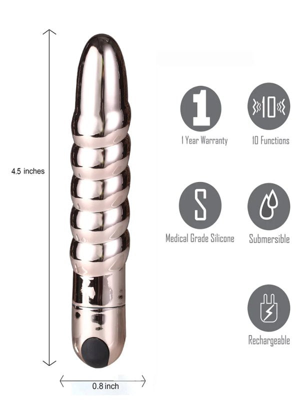 Maia Lola Bullet Vibrator Rose Gold - Passionzone Adult Store