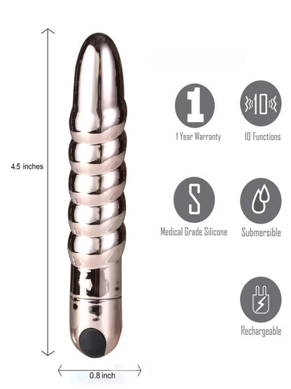 Maia Lola Bullet Vibrator Rose Gold - Passionzone Adult Store