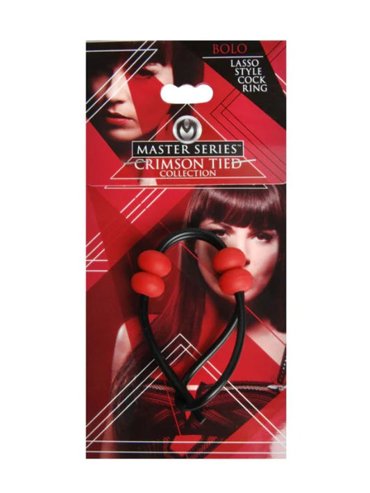 Master Series Crimson Tied Cock Lasso - Passionzone Adult Store