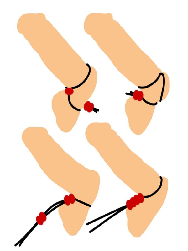 Master Series Crimson Tied Cock Lasso - Passionzone Adult Store