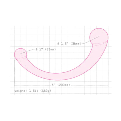 njoy Pure Wand dimensions and size reference chart 
