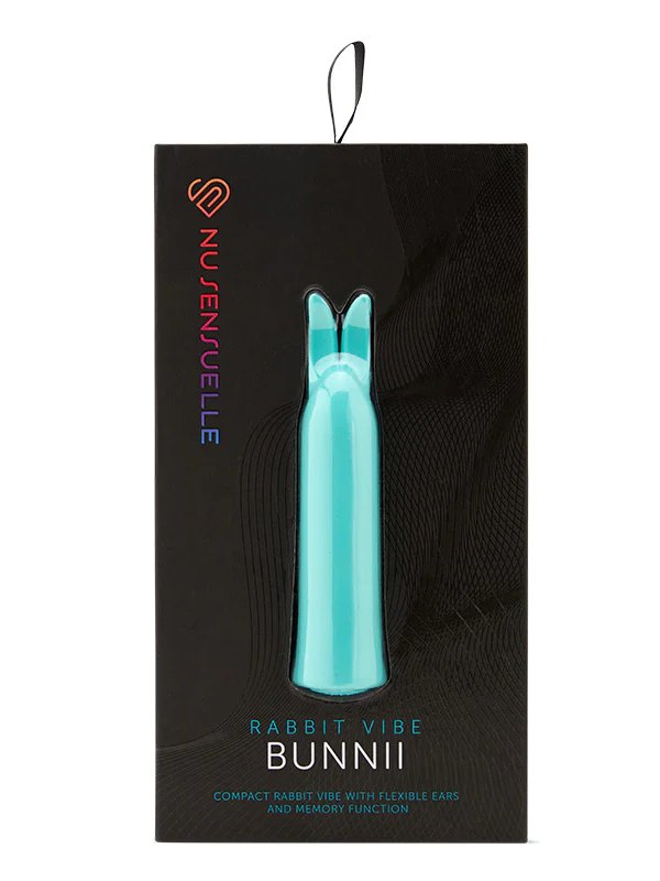 Nu Sensuelle Bunnii Rabbit Vibrator Blue - Passionzone Adult Store