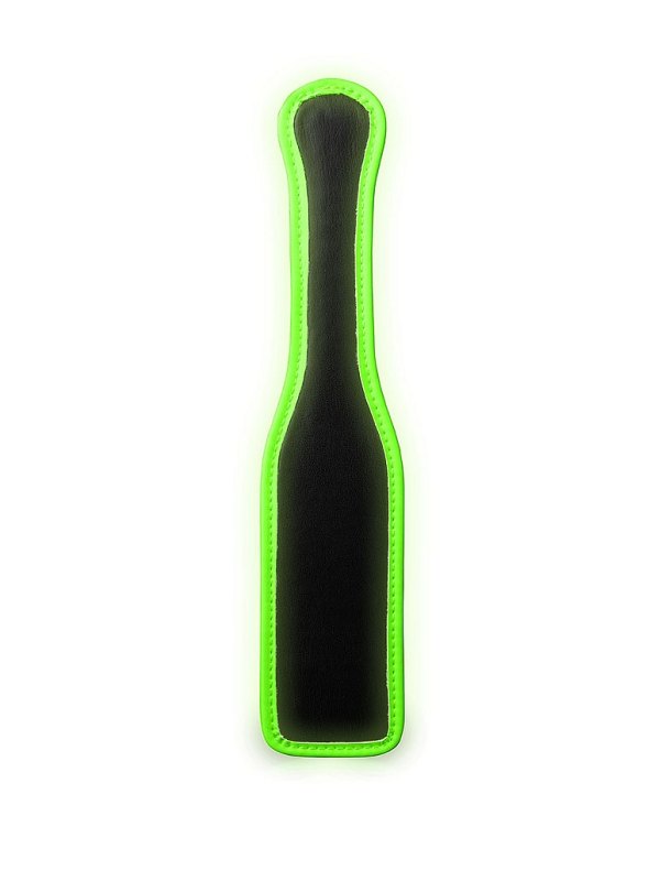 Ouch! Glow In The Dark Bonded Leather Paddle - Passionzone Adult Store