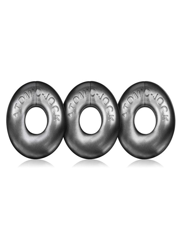 Oxballs Ringer 3 Pack Steel Grey - Passionzone Adult Store