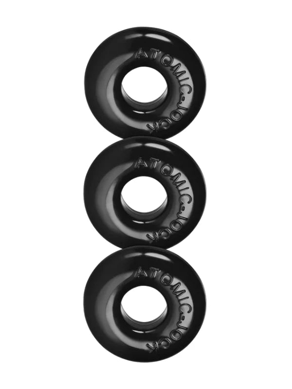 Oxballs Ringer Cock Ring 3 Pack Black - Passionzone Adult Store
