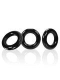 Oxballs Willy Rings 3 Pack Black - Passionzone Adult Store