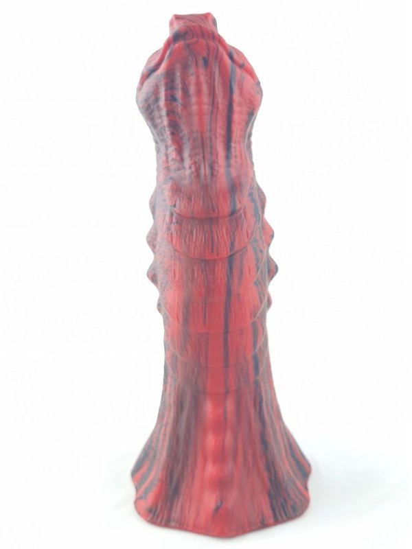 PassionZone Serpent Monster Dildo Red/Black - Passionzone Adult Store