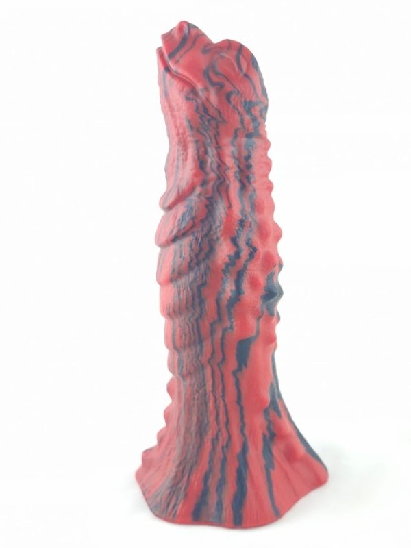 PassionZone Serpent Monster Dildo Red/Black - Passionzone Adult Store