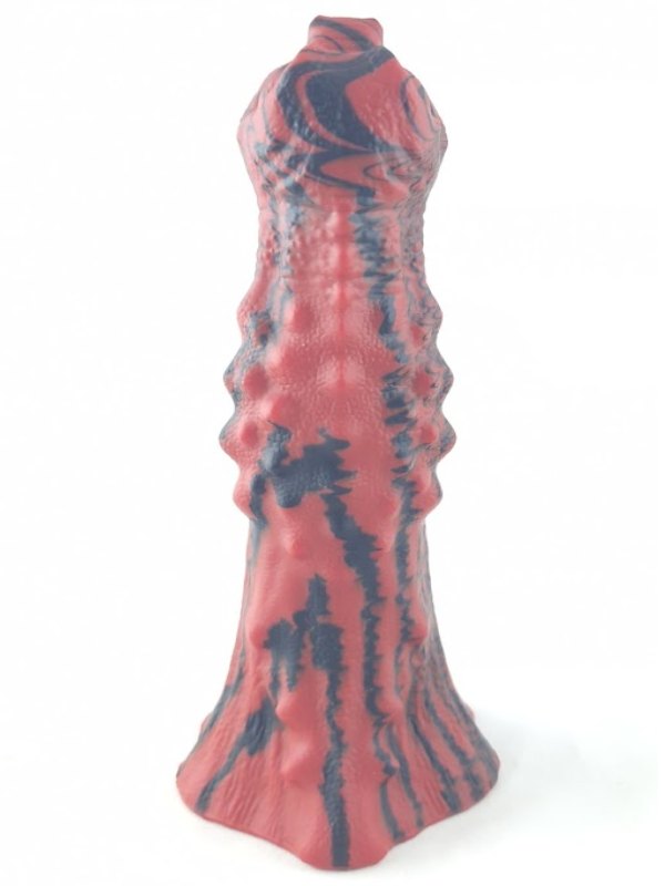 PassionZone Serpent Monster Dildo Red/Black - Passionzone Adult Store