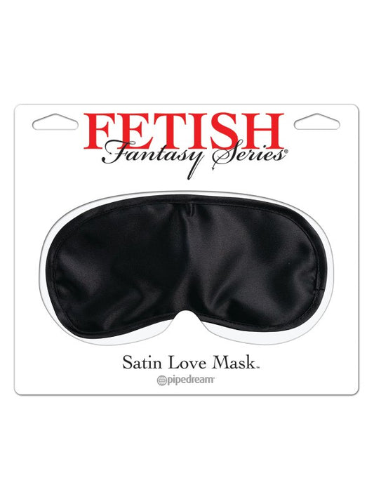 Pipedream Fetish Fantasy Satin Love Mask Black - Passionzone Adult Store