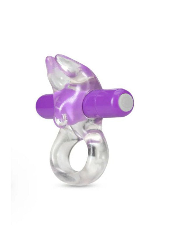 Play With Me "Bull" Vibrating Cock Ring Purple - Passionzone Adult Store