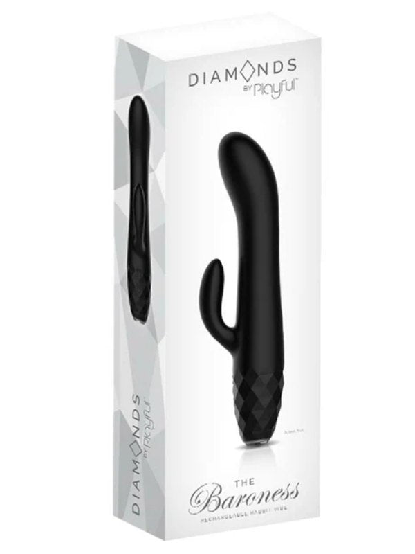 Playful The Baroness Rabbit Black - Passionzone Adult Store