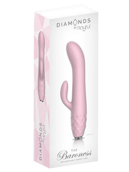 Playful The Baroness Rabbit Vibrator Pink | PassionZone Playful The Baroness Rabbit Vibrator Pink | PassionZone