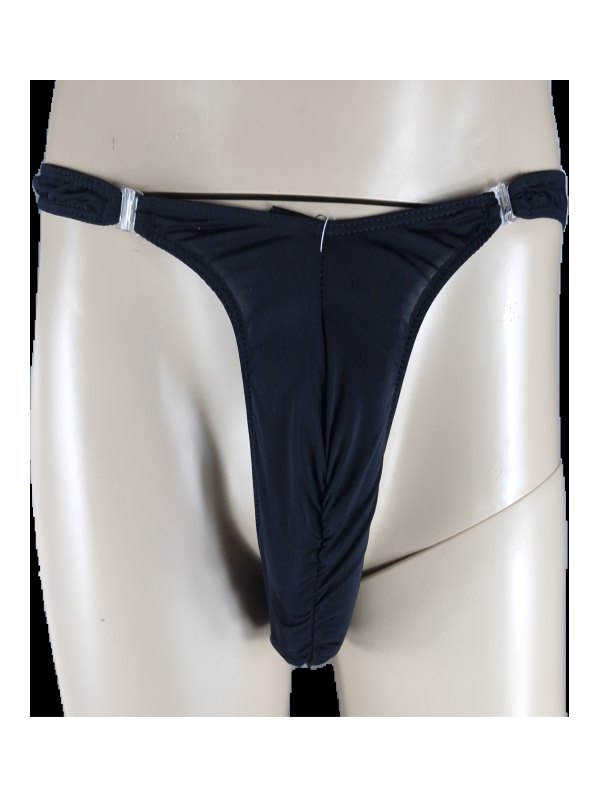 Poison Rose Men's Stripper Clip G-String Black - Passionzone Adult Store
