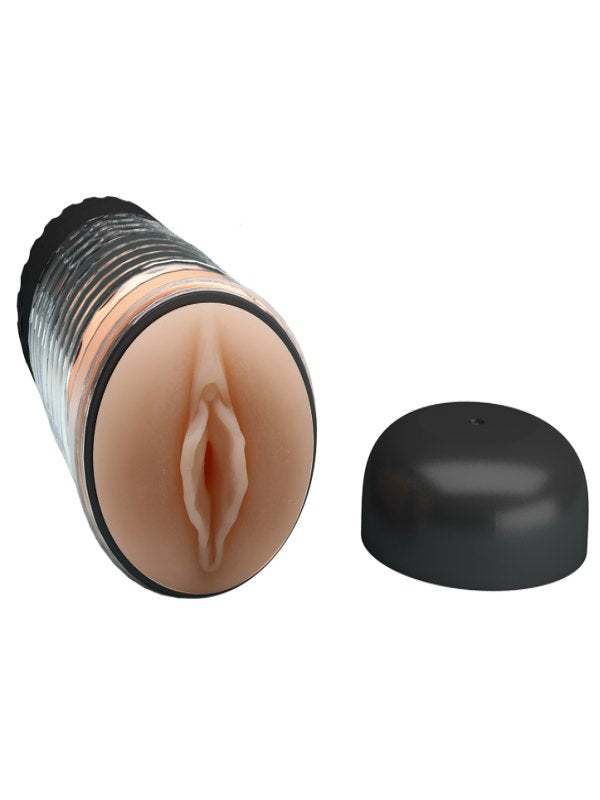 Pretty Love Emily Vibrating Masturbator Black - Passionzone Adult Store