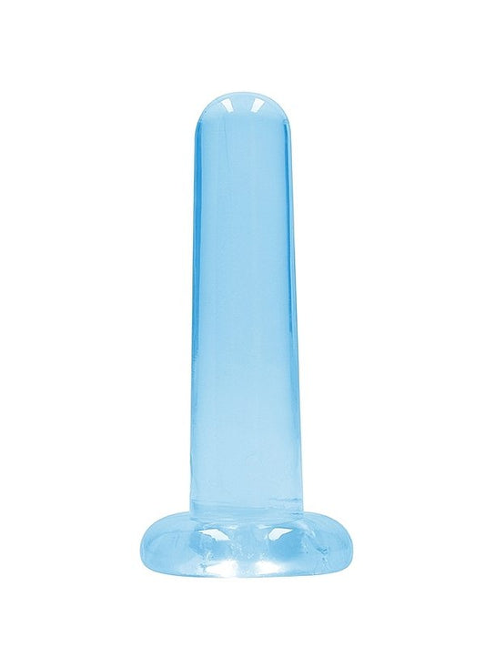 Real Rock 5" Non Realistic Straight Dildo Blue - Passionzone Adult Store