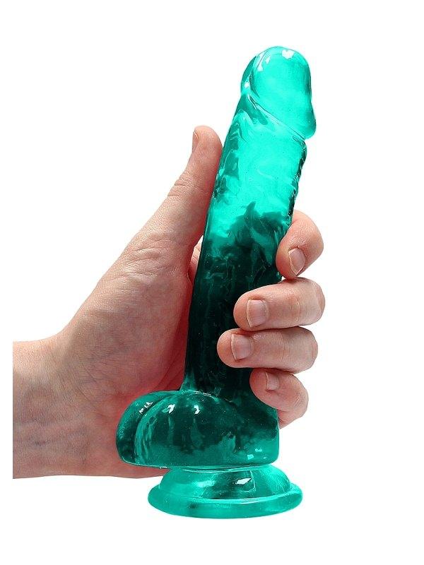 Real Rock 7" Dildo Turquoise - Passionzone Adult Store