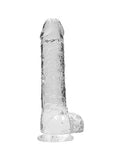 RealRock 9 Inch Dildo Clear - Passionzone Adult Store