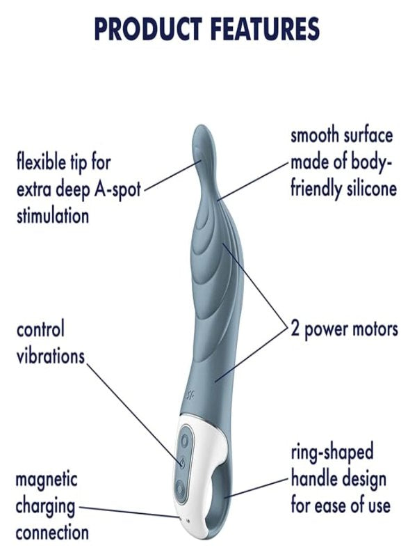 Satisfyer A-Mazing 2 Grey - Passionzone Adult Store