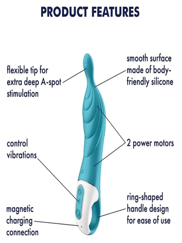 Satisfyer A-Mazing 2 Turquoise - Passionzone Adult Store