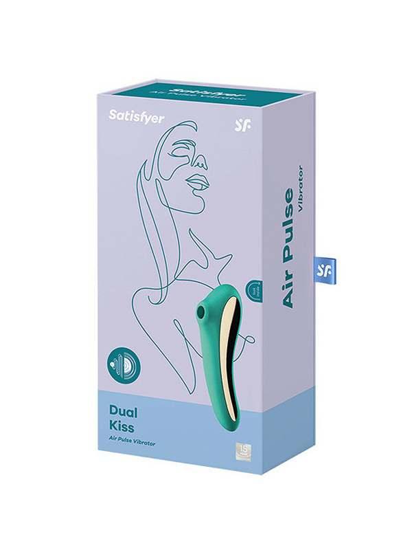 Satisfyer Dual Kiss Teal - Passionzone Adult Store