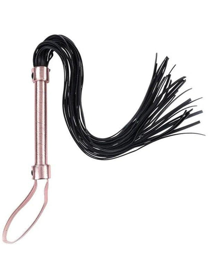 Sex & Mischief Brat Flogger Rose Gold/Black - Passionzone Adult Store
