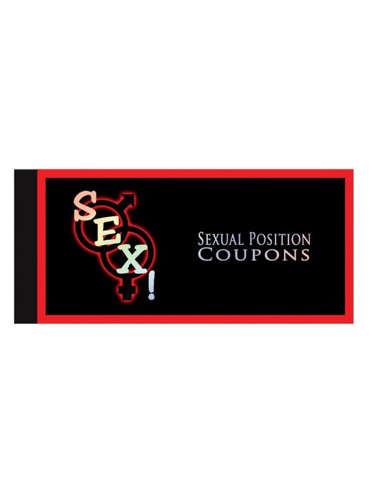 Sexual Position Coupons Booklet - Passionzone Adult Store