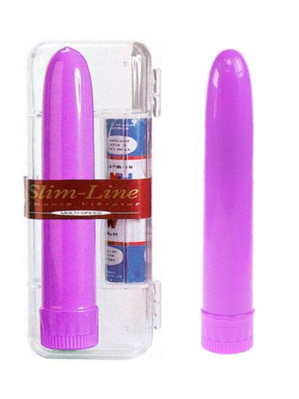 Slim Line Smooth Vibrator Purple - Passionzone Adult Store
