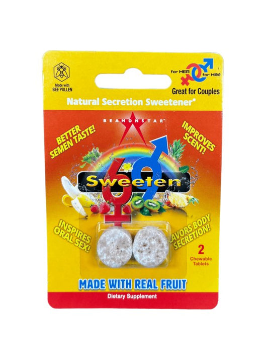 Sweeten 69 Cum Sweetener Twin Pack - Passionzone Adult Store