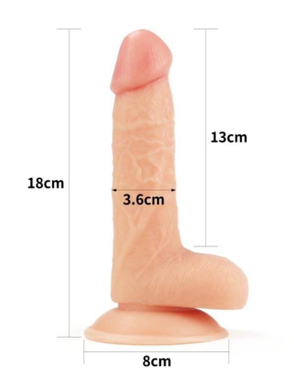 Ultra Soft Dude 7" Dildo - Passionzone Adult Store