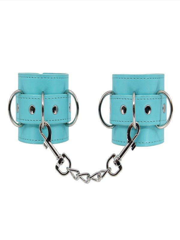 Unlined Wrist Cuffs Blue - Passionzone Adult Store