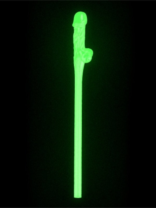 Willy Glow Straws 9 Pack - Passionzone Adult Store
